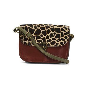 SORUKA Cow Leather Tilly Animal Print Crossbody